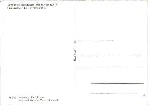 Braunwald - Berghotel Rubschen -269298