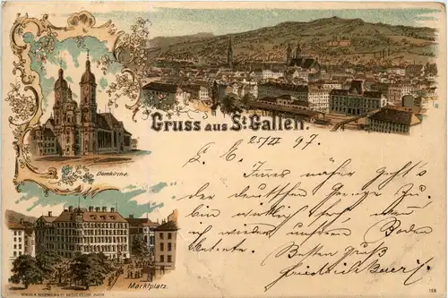 Gruss aus St. Gallen - Litho -268410