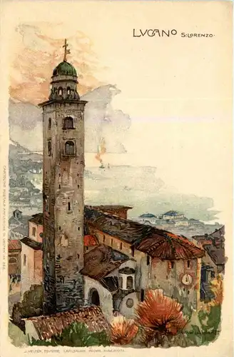 Lugano - St. Lorenzo - Litho -268434