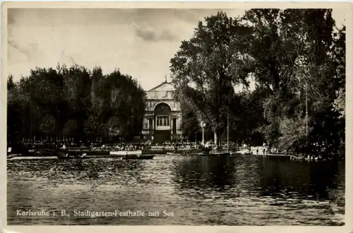 Karlsruhe - Stadtgarten Festhalle -219542