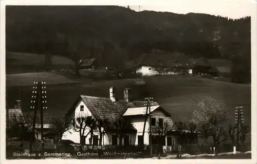 Steinhaus am Semmering - Gasthaus Waidmannsheil -269566