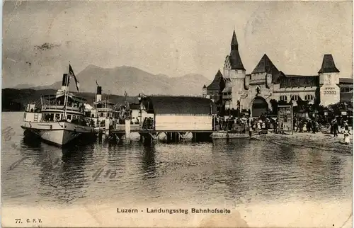 Luzern - Landungssteg Bahnhofseite -269002