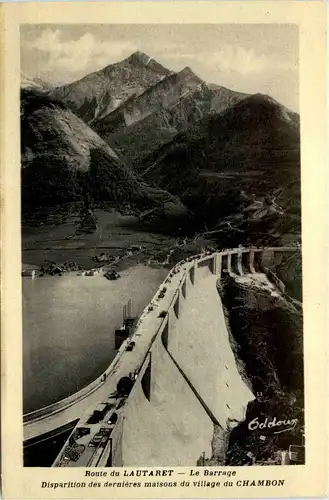 Route du Lautaret - La barrage -269722