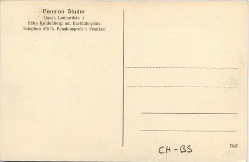 Basel - Pension Studer -269420