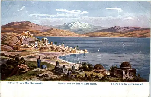 Tiberias mit dem See Genezareth -269764