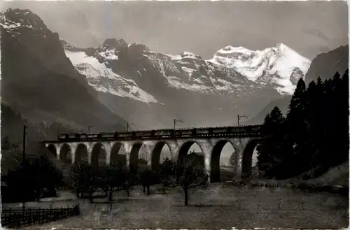 Lötschbergbahn - Kander Viadukt bei Frutigen -268742