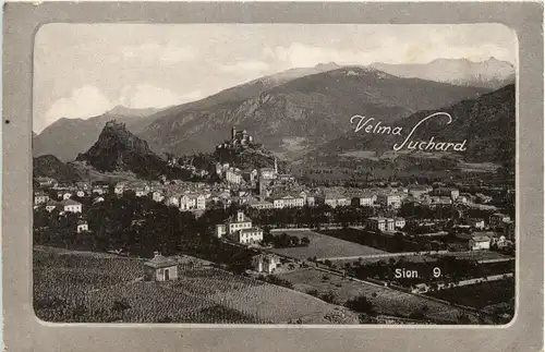 Sion - Werbekarte Velma Suchard -269308