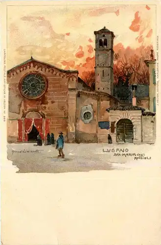Lugano - Sta Maria degli Angioli - Litho -268432