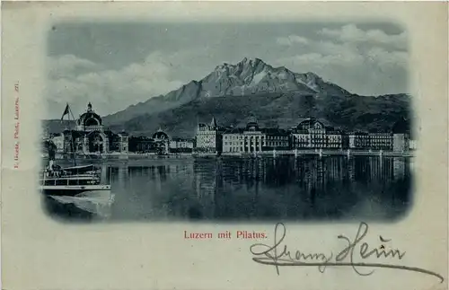 Luzern mit Pilatus -268898