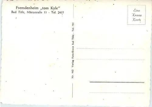 Bad Tölz - Fremdenheim Tom Kyle -220190