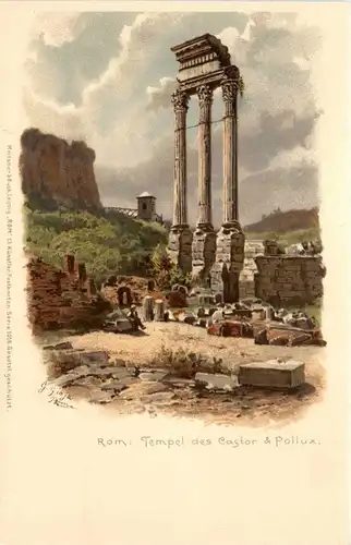 Roma - Tempel des Castor -270462