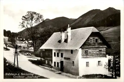 Steinhaus am Semmering - Gasthaus Jauernhof -269532