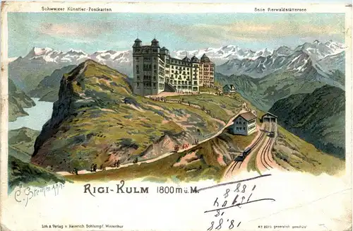 Rigi Kulm - Litho -268996