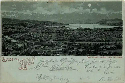 Gruss aus Zürich - Litho - Verlag Künzli -269456