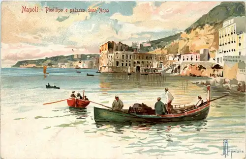 Napoli - Posillipo e palazzo donn Anna -270246