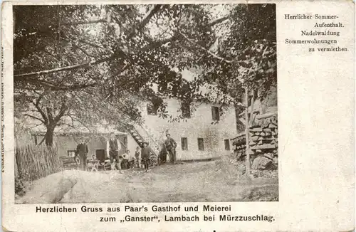 Lambach / Mürzzuschlag - Paars Gasthof zum Ganster -269612