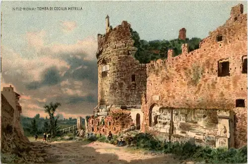 Roma - Tomba di Cecilia Metella -370362