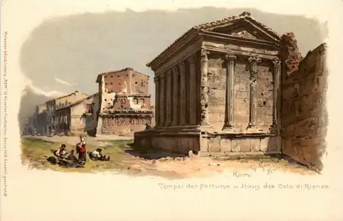 Roma - Tempel der Fortuna -370384