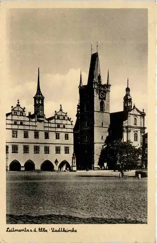 Leitmeritz an der Elbe - Stadtkirche -269800