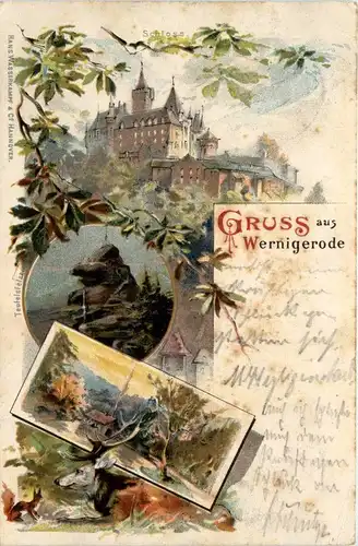 Gruss aus Wernigerode - Litho -271060
