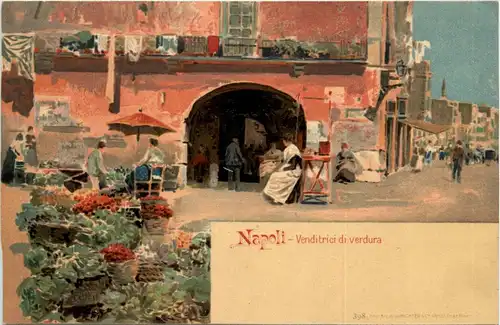 Napoli - Venditrici di verdura -270192