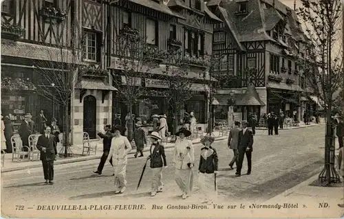 Deauville la Plage Fleurie - Rue Contaut biron -27756