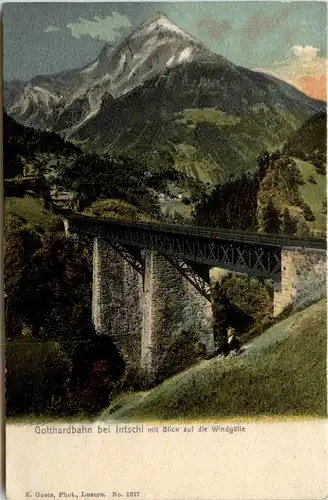 Gotthardbahn bei Intschi Gurtnellen -270492