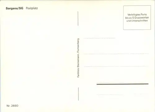 Sargans - Postplatz -269054