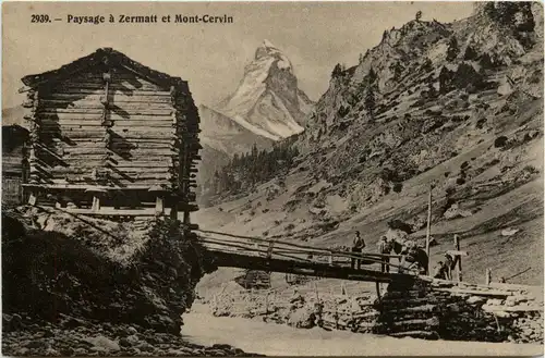 Paysage a Zermatt -271828