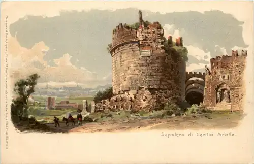 Roma - Sepolgro di Vevilia Metella -370372