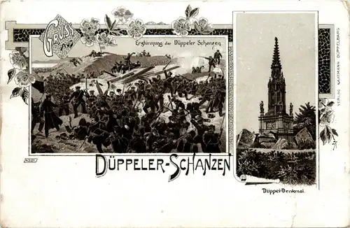 Gruss aus Düppler Schanzen - Litho -271508