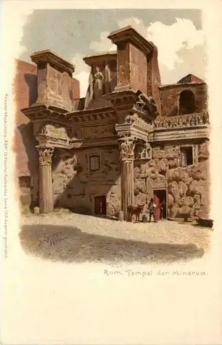 Roma - Tempel der Minerva -370440