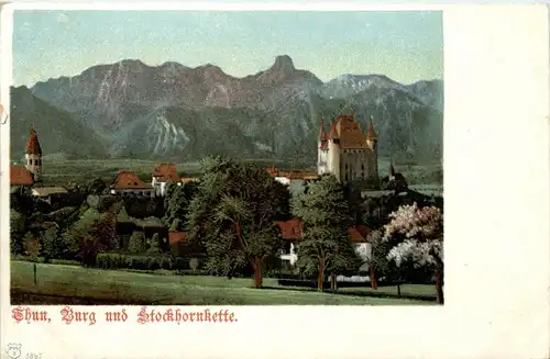 Thun - Burg und Stockhornkette -271652