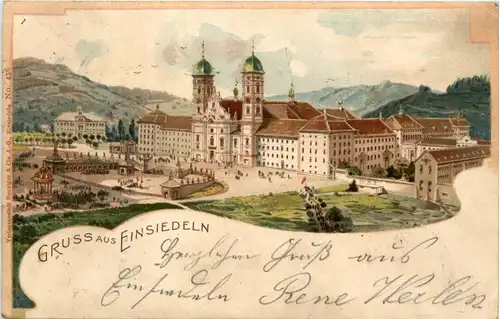 Gruss au Einsiedeln - Litho -272284