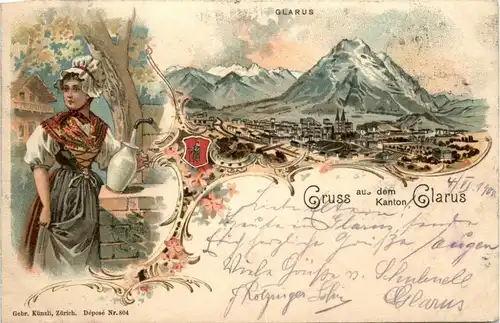 Gruss aus Glarus - Litho Verlag Künzli -272614