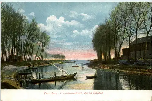 Yverdon - L Embouchure de la Thiele -271676