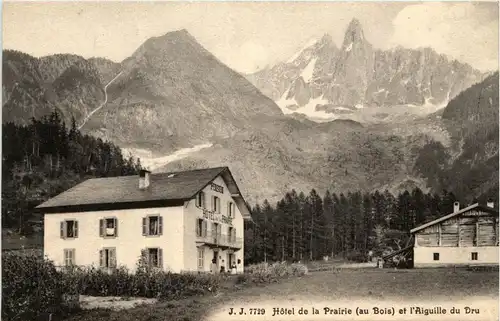 Hotel de la Prairie au Bois et l Aiguille du Dru -271940