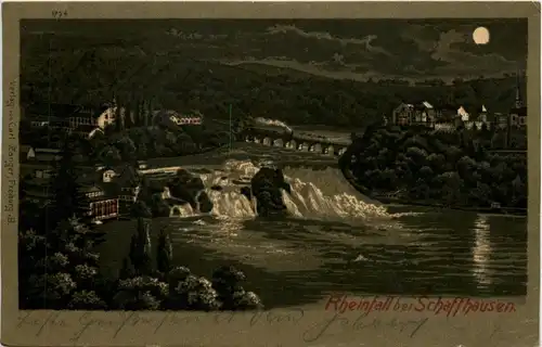 Rheinfall bei Schaffhausen - Litho -272438