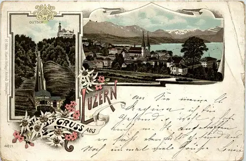 Gruss aus Luzern - Litho -272386