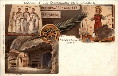 Roma - Souvenir des Catacombes de St. Calliste -370430