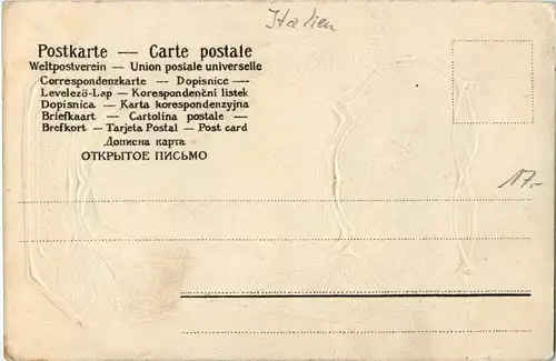 Italien - Prägekarte -29580