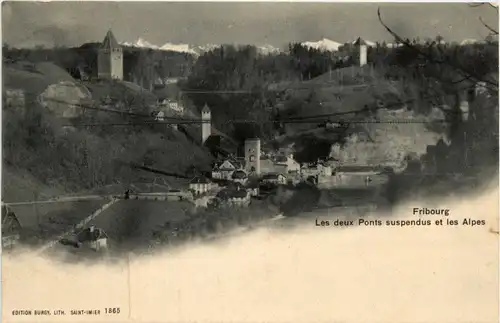Fribourg - Les deux Ponts -271914