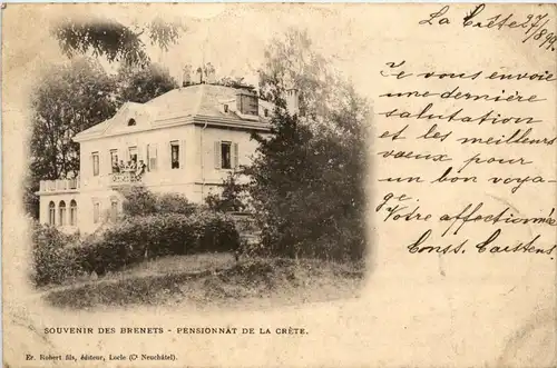 souvenir des Brenets - Pensionnat de la Crete -272436
