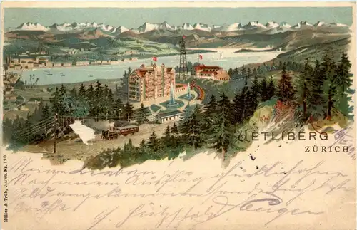 Uetliberg Zürich - Litho -272568