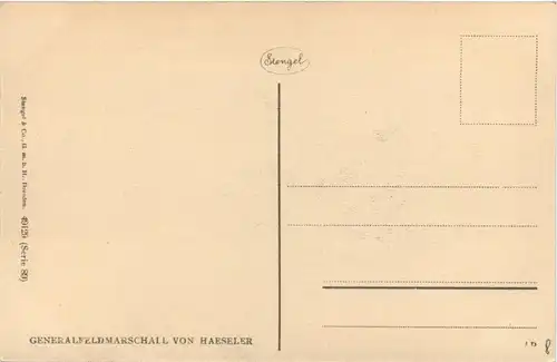 Generafeldmarschall von Haeseler -270652