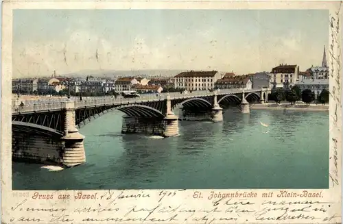 Gruss aus Basel - St. Johannbrücke -272136