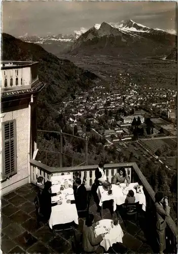 Restaurant Wartenstein - Blick auf Ragaz -272860