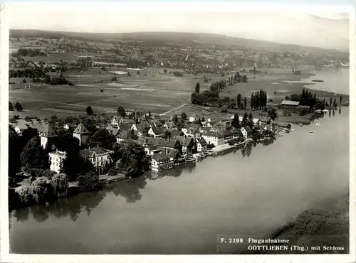 Gottlieben am Untersee - Flugzeugaufnahme -273524