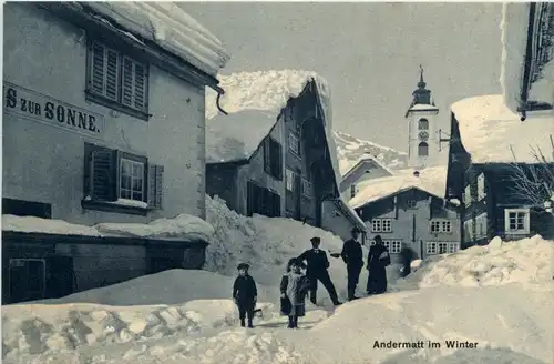 Andermatt im Winter -271954