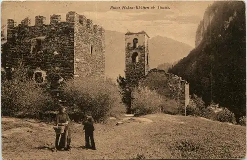 Ruine Hohen-Rhätien ob Thusis -273606